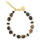 BRACCIALE EMILY fashion jewellery bracelet armlet handmade pearls in Murano-Venice glass with aventurine authentic Made in Italy