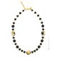 COLLANA MIRHO fashion jewellery collier necklace handmade pearls in Murano-Venice glass with gold 18k authentic Made in Italy