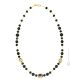 COLLANA MIRHO fashion jewellery collier necklace handmade pearls in Murano-Venice glass with gold 18k authentic Made in Italy