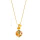 COLLANA MARMO fashion jewellery collier necklace handmade pearls in Murano-Venice glass with gold 18k authentic Made in Italy