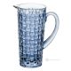 Pitcher, decanter, carafe, premium quality glass hand painted modern design.