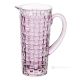 MANHATTAN Pitcher, decanter, carafe, premium quality glass hand painted modern design.