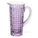 MANHATTAN Pitcher, decanter, carafe, premium quality glass hand painted modern design.