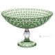 MANHATTAN Dessert Bowl, Modern Hand Painted Decorative Centerpiece in Premium Quality Glass.