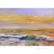SEA STORM Acrylic painting on canvas modern Made in Italy 