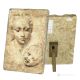 STUDY OF THE HEAD OF MADONNA WITH CHILD table ornament decor in marble Made in Italy