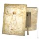 VITRUVIAN MAN table ornament decor in marble Made in Italy