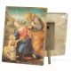 HOLY FAMILY WITH THE LAMB table ornament decor in marble Made in Italy