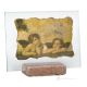 ANGELS – THE SISTINE CHERUBS table ornament decor in marble on crystal Made in Italy