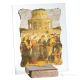 THE MARRIAGE OF THE VIRGIN table ornament decor in marble on crystal Made in Italy