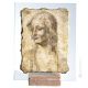 WEILED WOMAN table ornament decor in marble on crystal Made in Italy