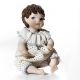 MICRO Capodimonte Doll, baby baptism fine art.