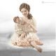 HAPPY MOMENTS Mother and child figurine in Capodimonte porcelain, romantic Italian touch.