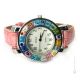 SPACE wristwatch with Murrine Murano glass hand made authentic Made in Italy