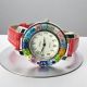 SPACE wristwatch with Murrine Murano glass hand made authentic Made in Italy