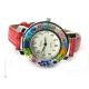 SPACE wristwatch with Murrine Murano glass hand made authentic Made in Italy