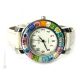 SPACE wristwatch with Murrine Murano glass hand made authentic Made in Italy