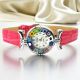 LADY wristwatch with Murrine Murano glass hand made authentic Made in Italy