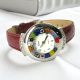 STAR wristwatch with Murrine Murano glass hand made authentic Made in Italy