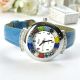 STAR wristwatch with Murrine Murano glass hand made authentic Made in Italy