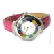 STAR wristwatch with Murrine Murano glass hand made authentic Made in Italy