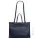 JULIE Shopper tote handcrafted women's shoulder bag in real leather