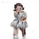 NICOLETTA - Capodimonte, romantic statuette in fine porcelain, a masterpiece.