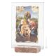 CANIGIANI HOLY FAMILY table ornament decor in orphalese and marble on crystal Made in Italy