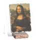 LA GIOCONDA table ornament decor in orphalese and marble on crystal Made in Italy