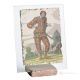 ARLECCHINO table ornament decor in orphalese and marble on crystal Made in Italy