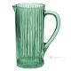 Pitcher, decanter, carafe, premium quality glass hand painted modern design.