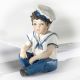 JOE - The sailor statuette of Capodimonte, the beauty of Italian art in pure porcelain.