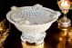 Cake stand, superior ceramic centerpiece, with roses, crystals and gold details, handmade.