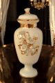 Handmade ceramic vase - Home styling - Lid pedestal jar form