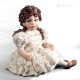 ROSSELLA Capodimonte refined porcelain doll, timeless beauty.