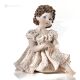 SABRINA - Capodimonte, unique statuette in refined and precious porcelain.