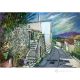 SANTA CROCE Acrylic painting on canvas modern Made in Italy 