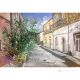 GLIMPSE OF MONTAGUTO Acrylic painting on canvas modern Made in Italy 