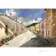 GLIMPSE OF IRPINO Acrylic painting on canvas modern Made in Italy