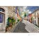GLIMPSE OF IRPINO Acrylic painting on canvas modern Made in Italy