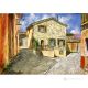 GLIMPSE OF FORENZA Acrylic painting on canvas modern Made in Italy 