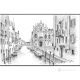 SCUOLA GRANDI S.MARCO - VENICE Drawing with pencil on paper modern Made in Italy 