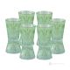 TATTOO Set of 6 authentic hand-painted liqueur glasses in premium quality glass.