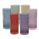 Set of 6 authentic modern hand painted drink glasses in premium quality glass.