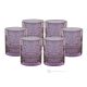 TATUAJE Set of 6 authentic modern hand painted water glasses in superior quality glass.