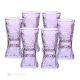 Set of 6 authentic hand painted liqueur glasses in premium quality glass.