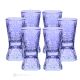 TATUAJE Set of 6 authentic hand-painted liqueur glasses in premium quality glass.