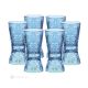 TATUAJE Set of 6 authentic hand-painted liqueur glasses in premium quality glass.