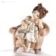 TITTY Collectible doll Capodimonte porcelain, Italian romanticism.