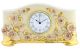 TABLE CLOCK Stand clock Baroque style artistic ceramic with 24k gold color Made in Italy
